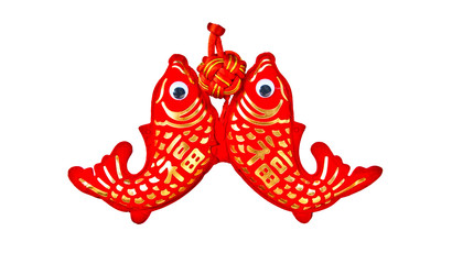 isolation golden fish