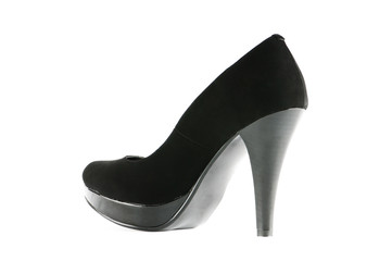 Woman shoes isolated on the white background