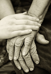 Old and young hands