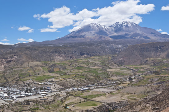 Vistas del pueblo de Putre, en el altiplano chileno