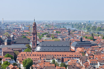 Fototapeta na wymiar Jesuitenkirche in Heidelberg