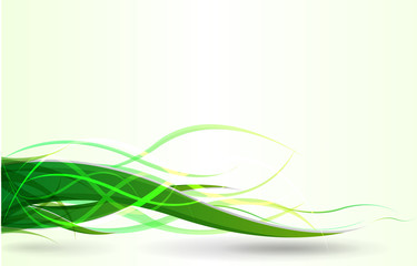 зеленый векторный фон