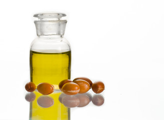 Argan oil with fruits