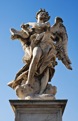 Naklejka premium angelo scultura gian lorenzo bernini