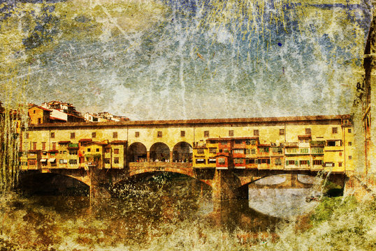 Florence - retro style picture