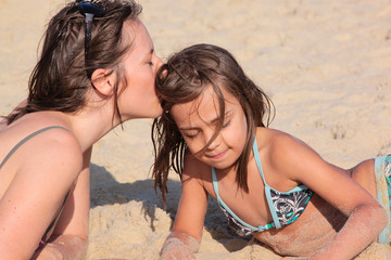ensemble sur la plage