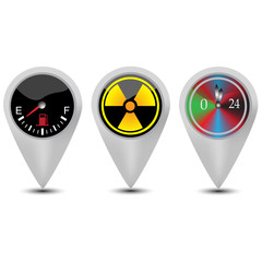 Vector navigation icons