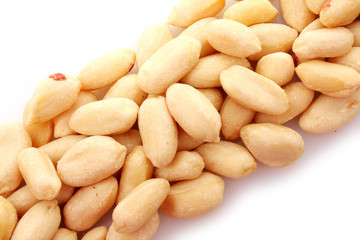 peanuts isolated on white