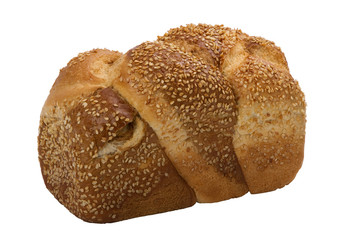loaf of  fresh wheat  bread