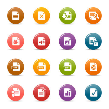 Colored dots - File format icons