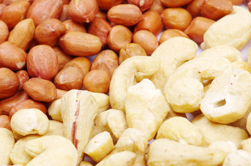 peanut and cashew