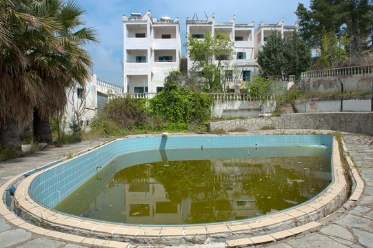 Ruined hotel