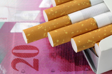 zigaretten mit schweizerfranken