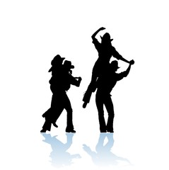country dancers
