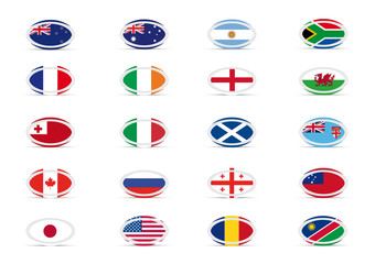 Rugby - Equipes de la Coupe du Monde 2011