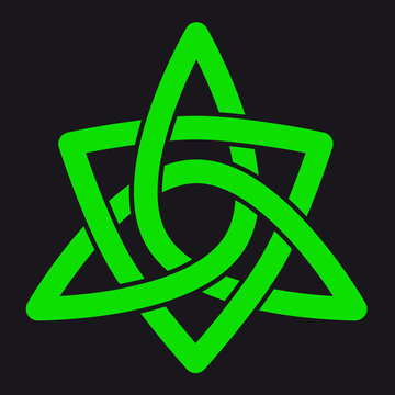 recommend clip art: celtic pattern on black background