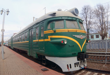 ER-9 type Soviet suburban train