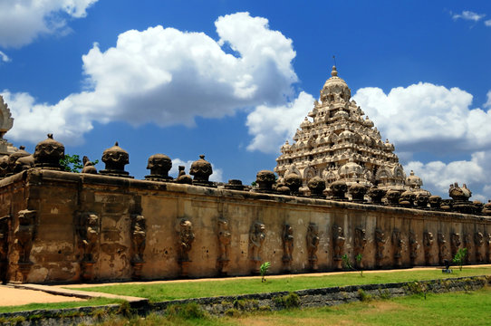 an ancient hindu temple in kancheepuram india