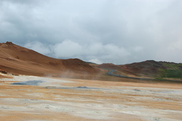 Steaming Mud Pot, Lake Myvatn, Iceland