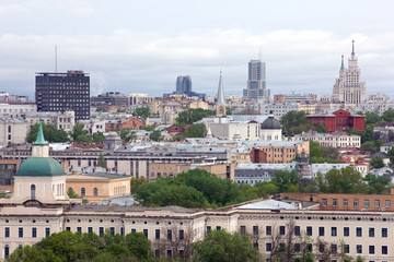 Панорама Москвы.