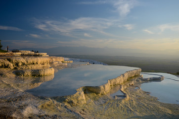 Les bassins à Pamukkale