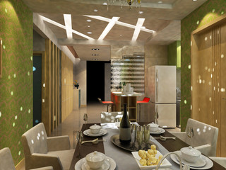 rendering living room