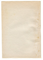 paper isolated on white