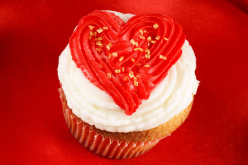 Valentine's day cupcake
