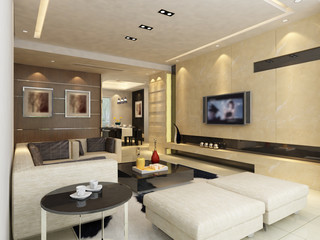 rendering living room