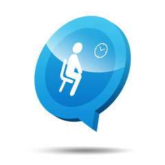 Icono 3d sala de espera