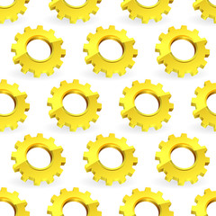 Seamless gears background.