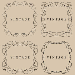 calligraphic elements