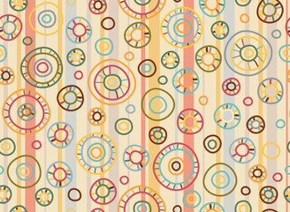 Seamless retro pattern.