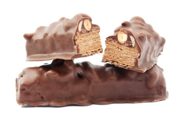 chocolate candy with nuts