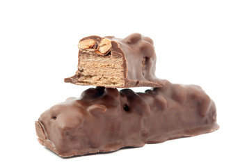 chocolate candy with nuts