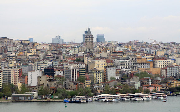 A view of Galata, Istanbul.