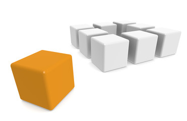 Fototapeta premium Think Outside The Box