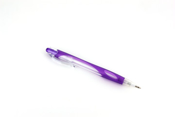 Violet ball-point pen