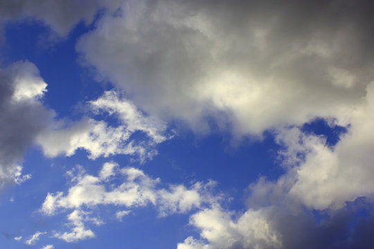 Dramatic sky with clouds