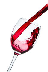 red wine glass