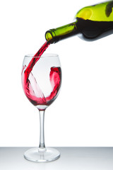 red wine glass
