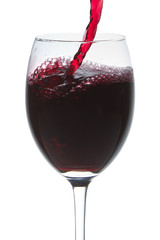 red wine glass