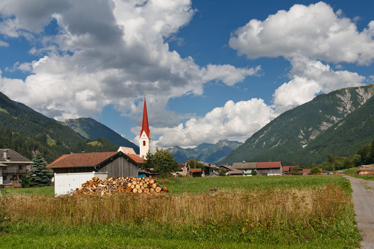 Village in the Alps, Austria