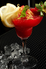 Strawberry Daiquiri cocktails