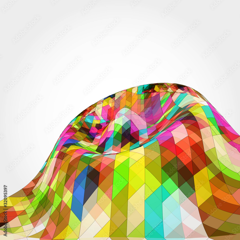 Aufkleber abstract background vector