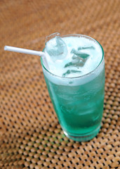blue cocktail