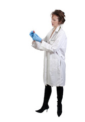 Female Doctor with Syringe