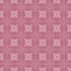 Outdoor-Kissen violet seamless vector geometrical texture © pavalena