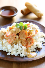 Phanang Chicken Curry and Rice