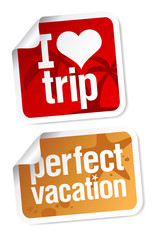perfect vacation labels.